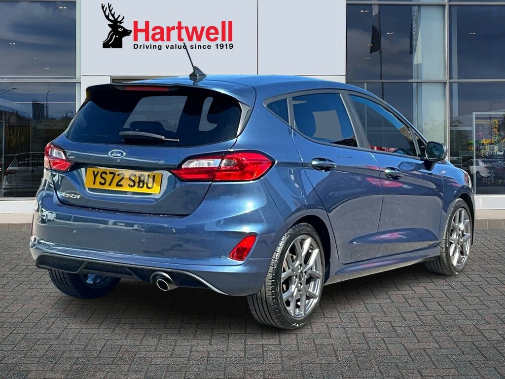 Ford Fiesta 1.0T Ecoboost St-line Hatchback YS72SBU Blue #3