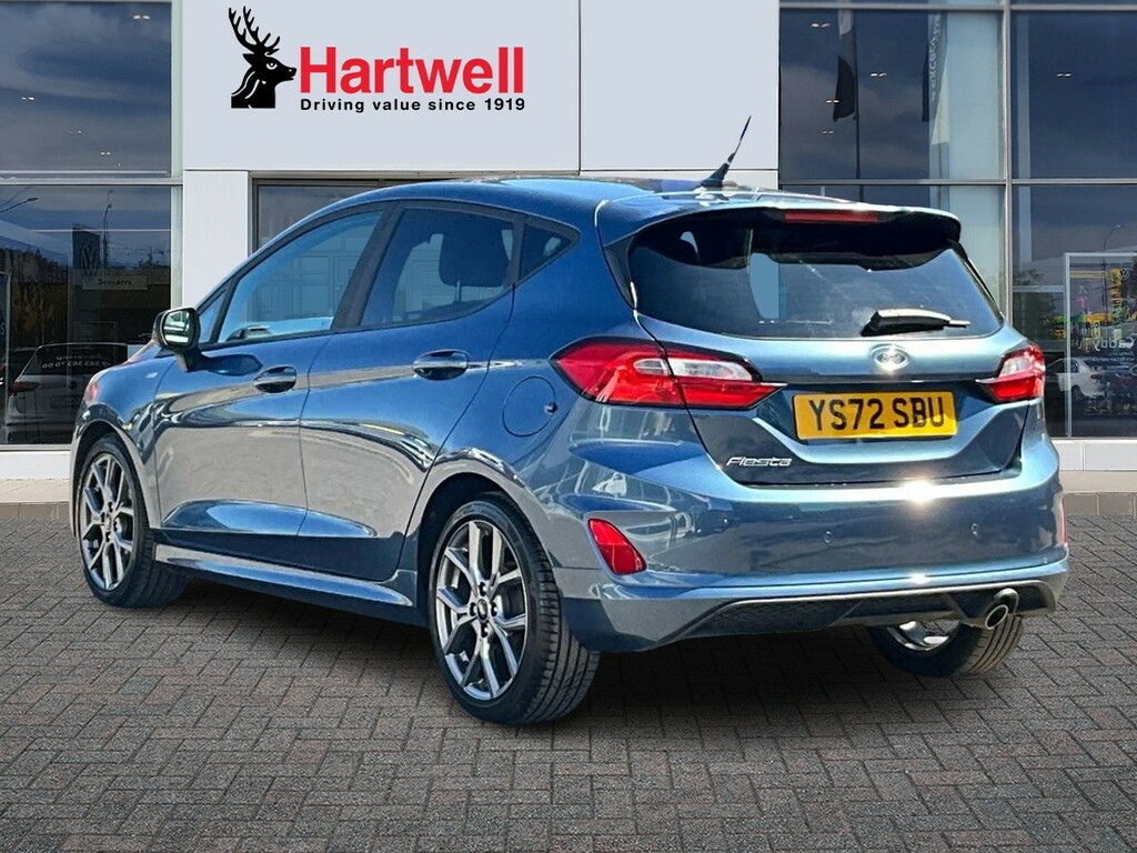 Ford Fiesta 1.0T Ecoboost St-line Hatchback YS72SBU Blue #5