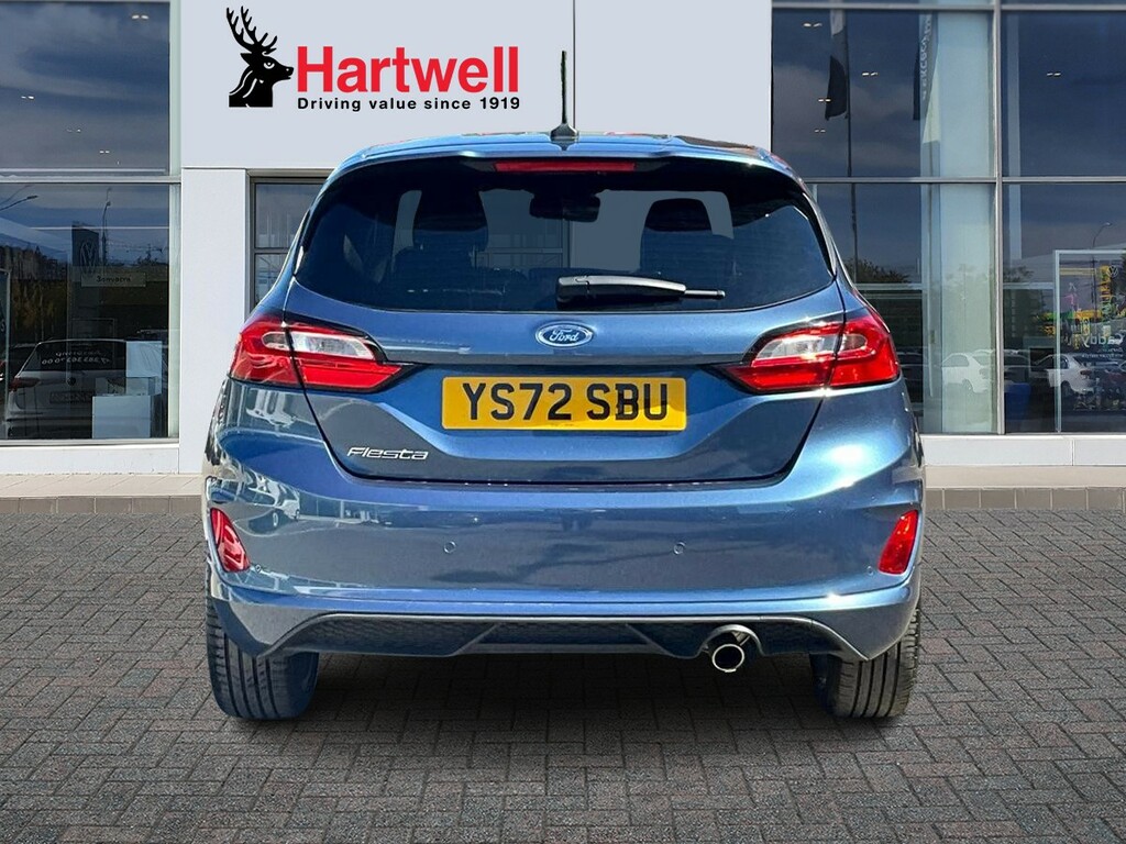 Ford Fiesta 1.0T Ecoboost St-line Hatchback YS72SBU Blue #4