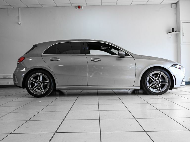 Mercedes-Benz A Class A180d Amg Line Premium KW69PWN Silver #4