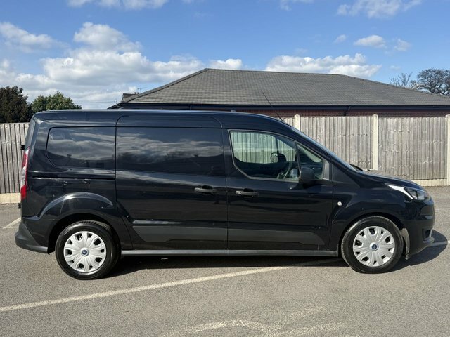 Ford Transit Connect 1.5 240 Ecoblue Trend Crew Van Double Cab 6Dr Dies WV72UCW Black #2