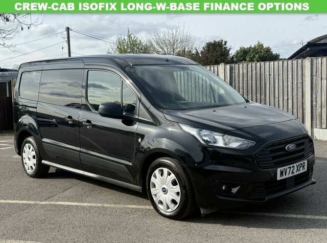 Ford Transit Connect 1.5 240 Ecoblue Trend Crew Van Double Cab 6Dr Dies Black