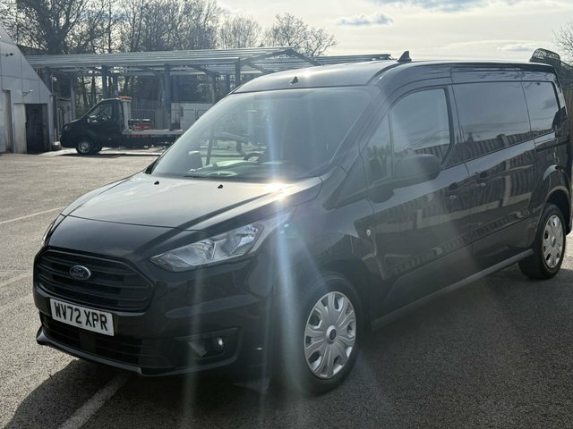 Ford Transit Connect 1.5 240 Ecoblue Trend Crew Van Double Cab 6Dr Dies WV72XPR Black #6