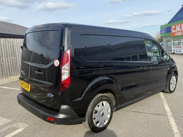 Ford Transit Connect 1.5 240 Ecoblue Trend Crew Van Double Cab 6Dr Dies WV72XPR Black #3