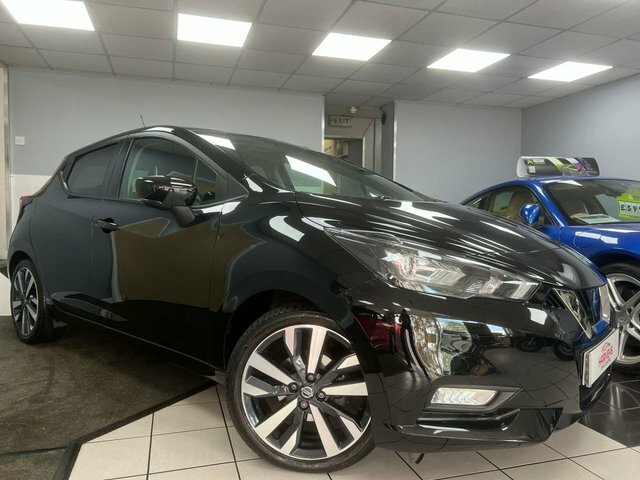 Nissan Micra 1.0 Ig-t Tekna Hatchback Euro 6 Black #2