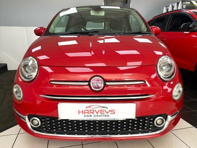 Fiat 500 1.2 Lounge Hatchback Euro 6 S S WM17XFD Red #3