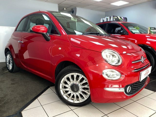 Fiat 500 1.2 Lounge Hatchback Euro 6 S S WM17XFD Red #2