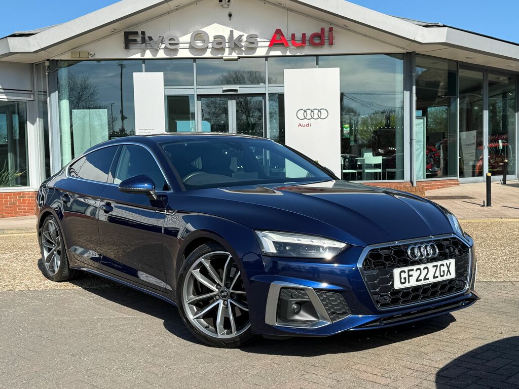 Audi A5 S Line Blue