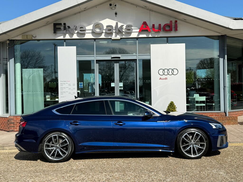 Audi A5 S Line GF22ZGX Blue #2