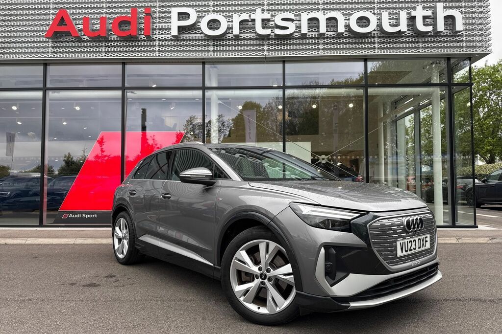 Audi Q4 E Tron S Line Black