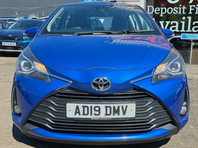 Toyota Yaris Vvt-i Icon Hatchback AD19DMV Blue #4