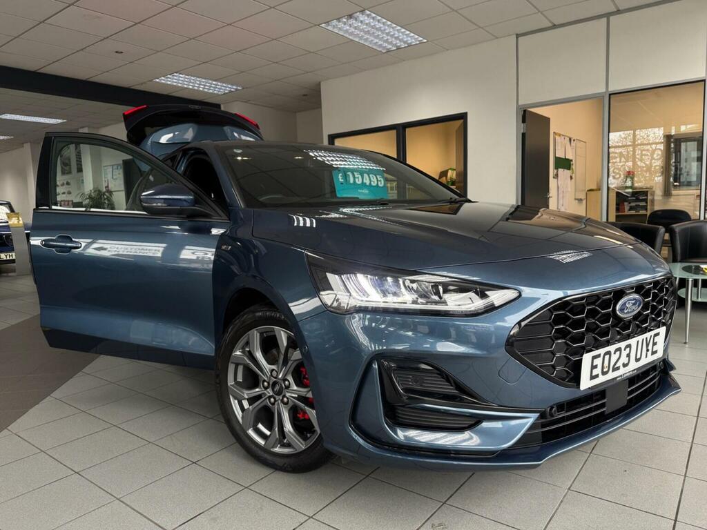 Ford Focus Hatchback 1.0T Ecoboost Mhev St-line Edition Euro EO23UYE Blue #6