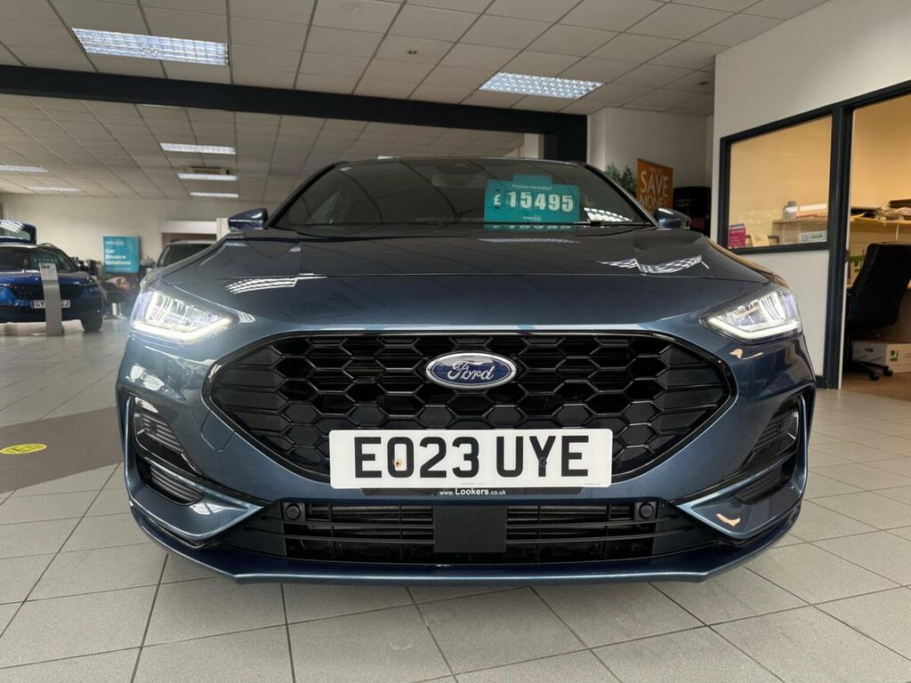 Ford Focus Hatchback 1.0T Ecoboost Mhev St-line Edition Euro EO23UYE Blue #3