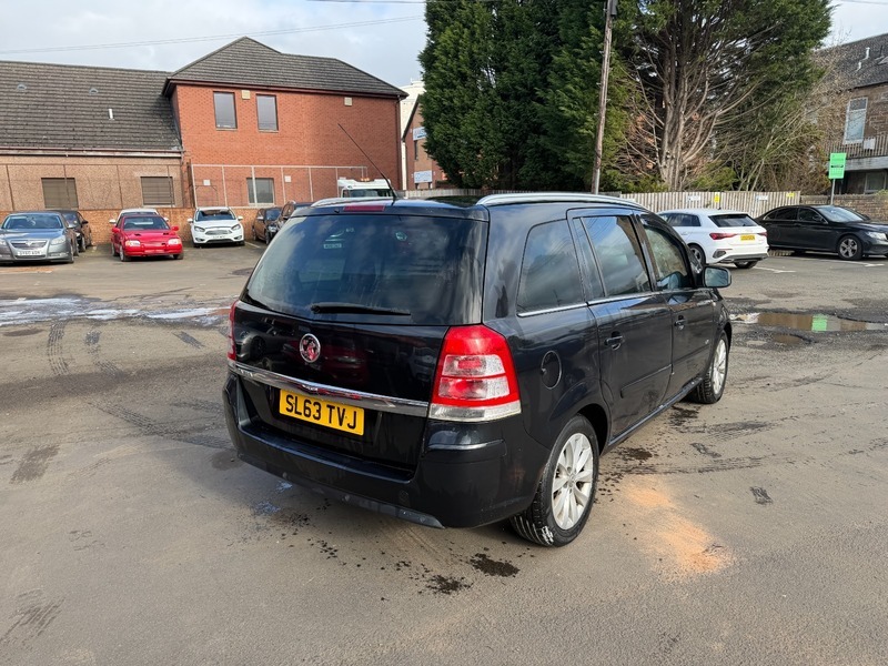 Vauxhall Zafira Design SL63TVJ Black #3