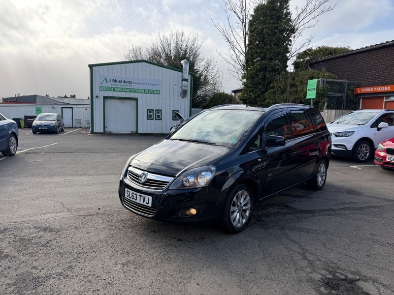 Vauxhall Zafira Design Black