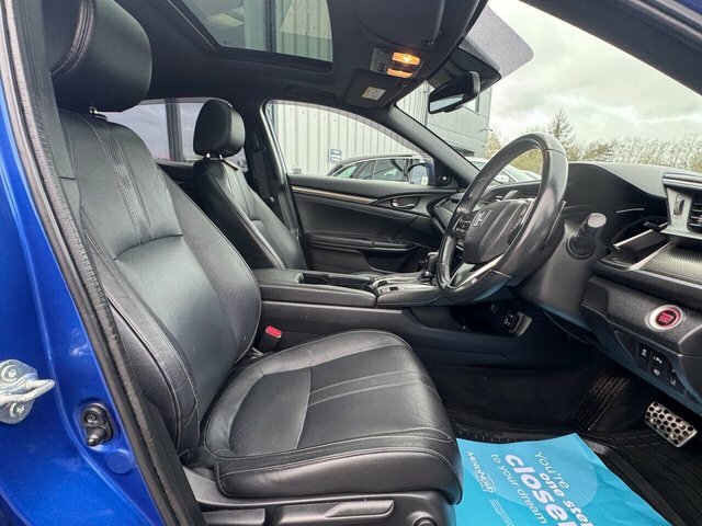 Honda Civic Vtec Turbo Ex Hatchback WV69WUU Blue #4
