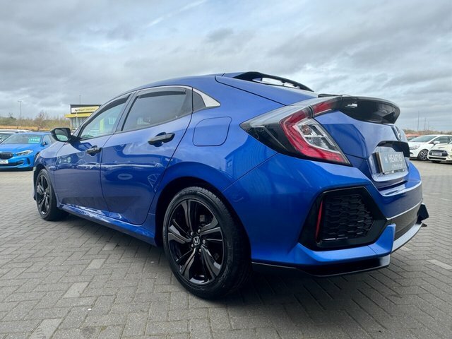 Honda Civic Vtec Turbo Ex Hatchback WV69WUU Blue #6