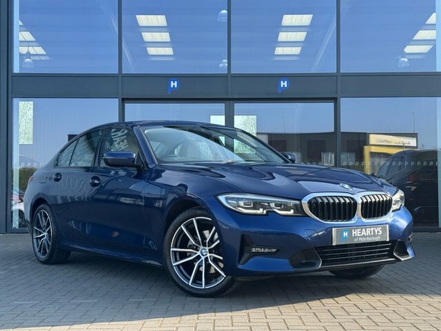 BMW 3 Series 320I Sport Saloon AJ19GJY Blue