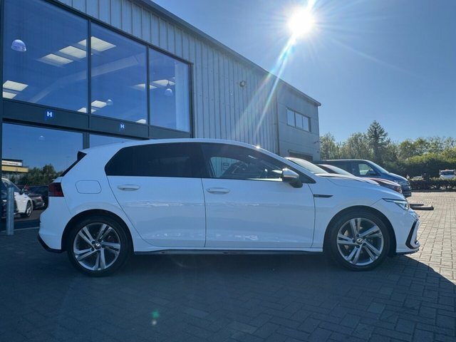 Volkswagen Golf Tdi R-line Hatchback MW70LVT White #5