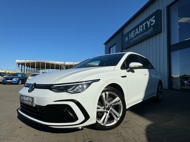Volkswagen Golf Tdi R-line Hatchback MW70LVT White #3