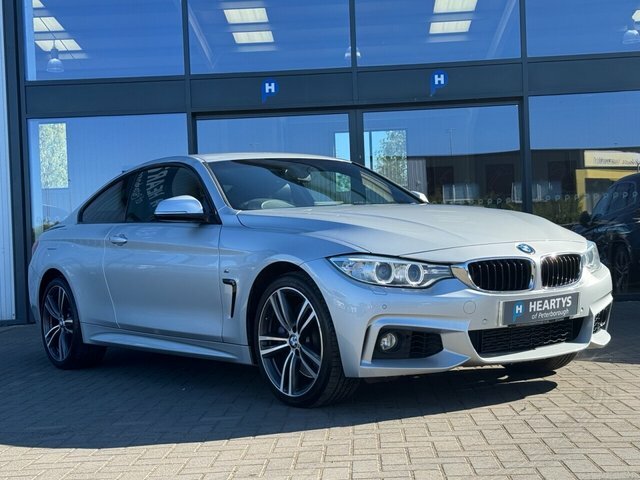 BMW 4 Series Gran Coupe 435D M Sport Coupe YA66KYN Silver #4