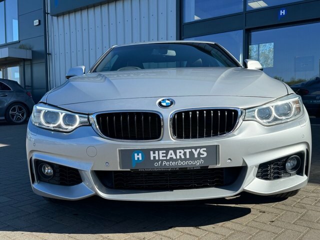 BMW 4 Series Gran Coupe 435D M Sport Coupe YA66KYN Silver #2