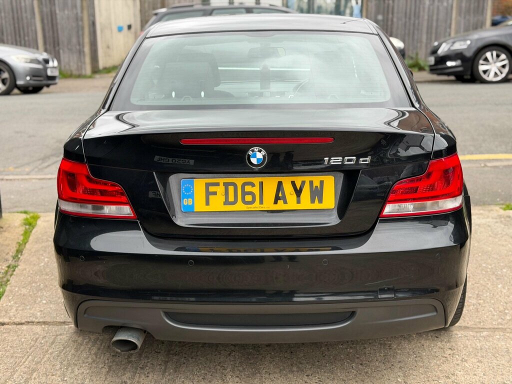 BMW 1 Series 2.0 120D M Sport Steptronic Euro 5 FD61AYW Black #6