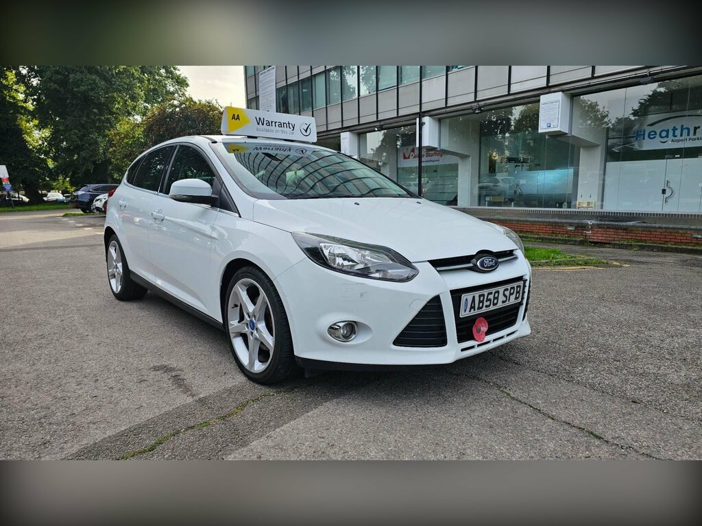 Ford Focus 1.6T Ecoboost Titanium Euro 5 Ss AB58SPB White #5