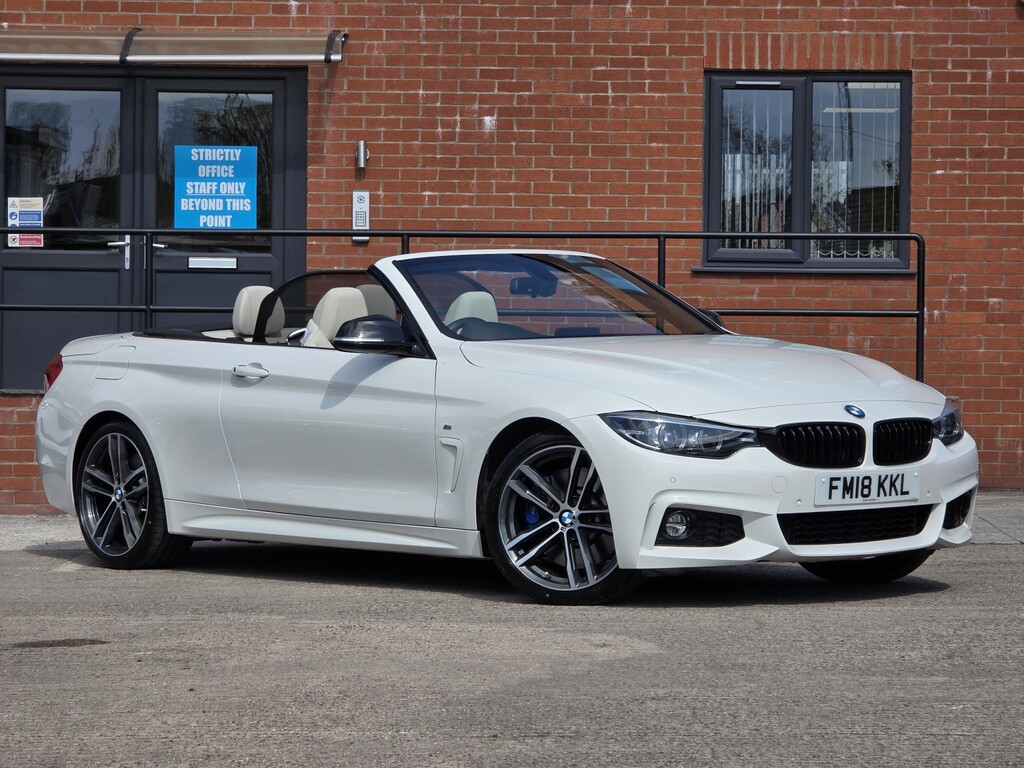BMW 4 Series 3.0 440I M Sport Convertible White