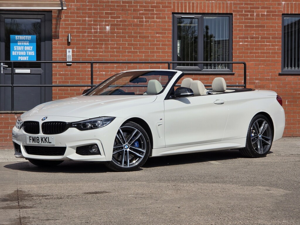 BMW 4 Series 3.0 440I M Sport Convertible White #5