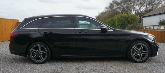 Mercedes-Benz C Class C200d Amg Line Estate Black #2