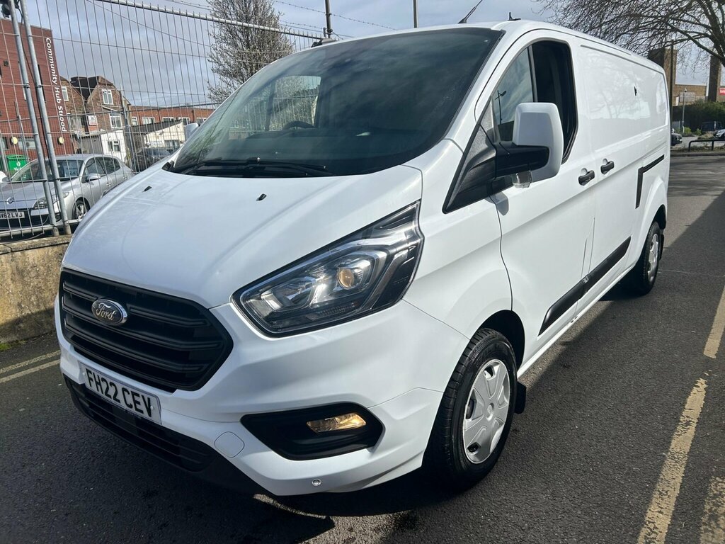 Ford Transit Custom 2.0 300 Ecoblue Trend L2 H1 Euro 6 FH22CEV White #3