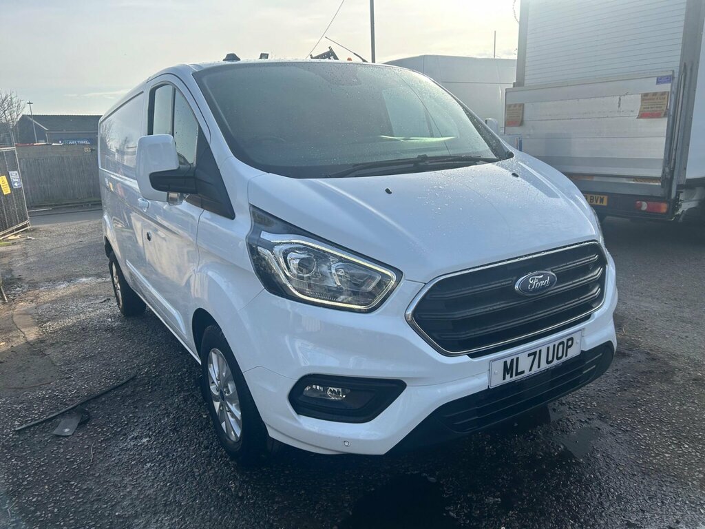 Ford Transit Custom 2.0 300 Ecoblue Limited L2 H1 Euro 6 Ss ML71UOP White #6
