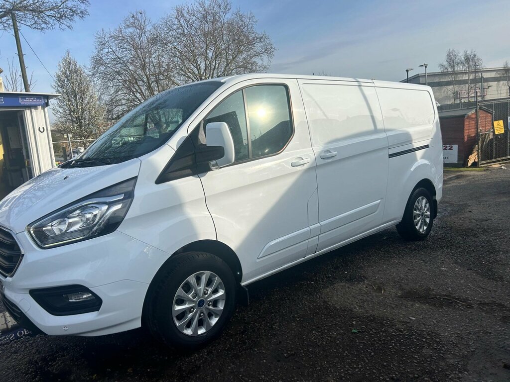 Ford Transit Custom 2.0 300 Ecoblue Limited L2 H1 Euro 6 Ss ML71UOP White #4