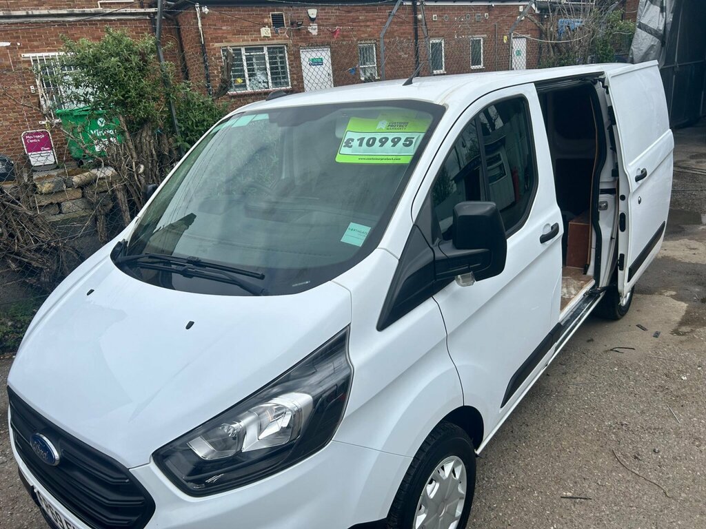 Ford Transit Custom 2.0 300 Ecoblue Leader L1 H1 Euro 6 Ss FP69FHY White #5