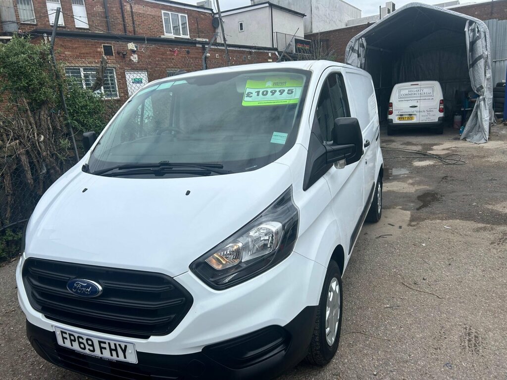 Ford Transit Custom 2.0 300 Ecoblue Leader L1 H1 Euro 6 Ss FP69FHY White #3