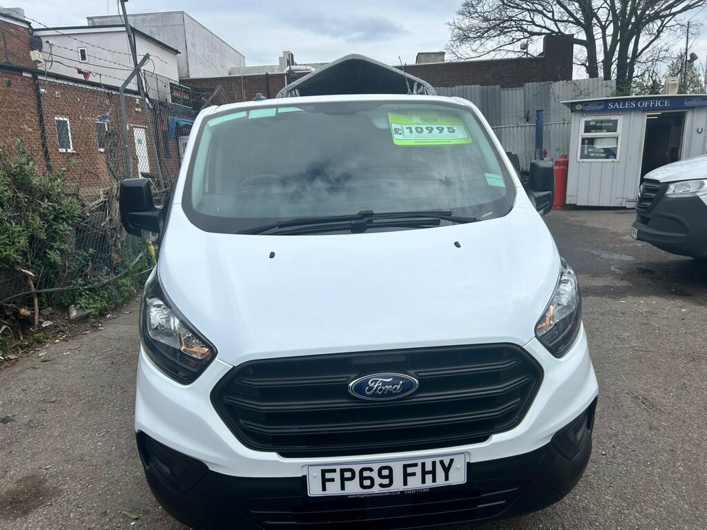 Ford Transit Custom 2.0 300 Ecoblue Leader L1 H1 Euro 6 Ss FP69FHY White #2
