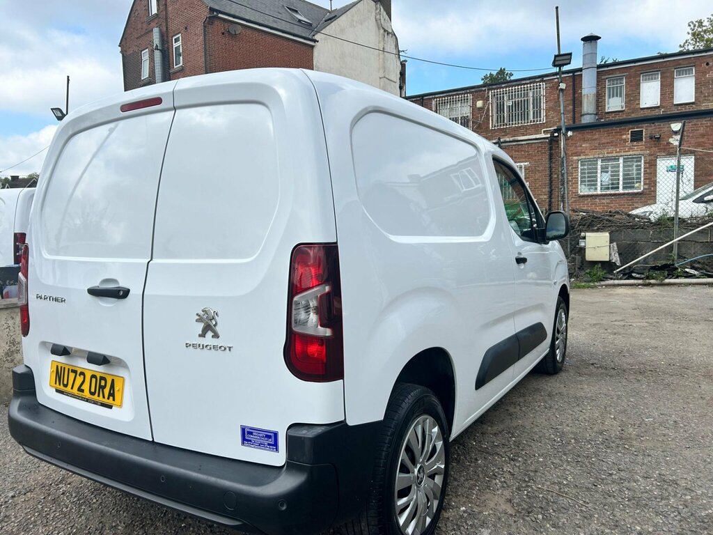 Peugeot Partner 1.5 Bluehdi 1000 Professional Premium Standard Pan NU72ORA White #6
