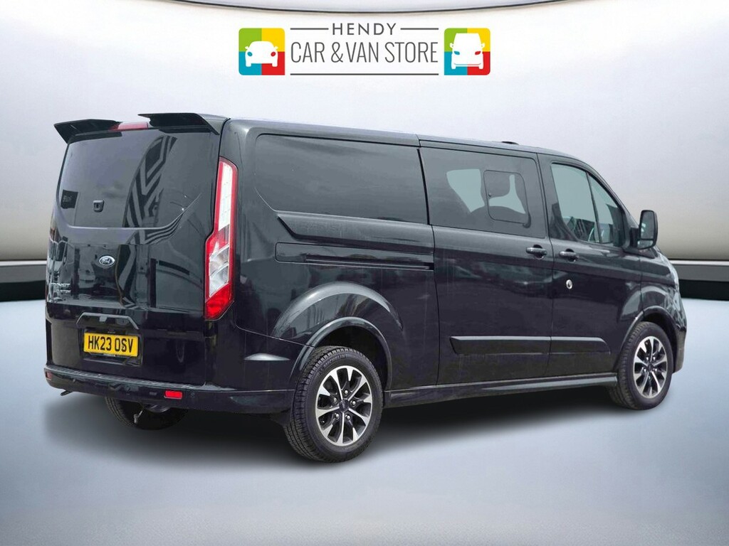 Ford Transit Custom 2.0 Ecoblue 170Ps Low Roof Dcab Sport Van HK23OSV Black #3