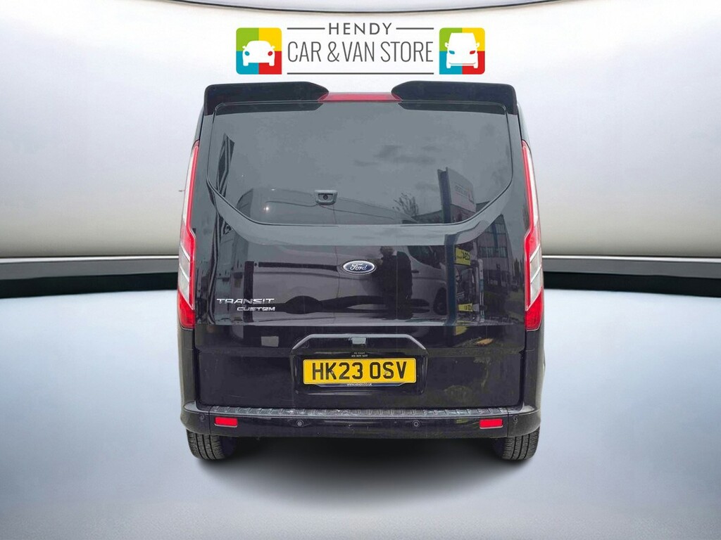 Ford Transit Custom 2.0 Ecoblue 170Ps Low Roof Dcab Sport Van HK23OSV Black #4
