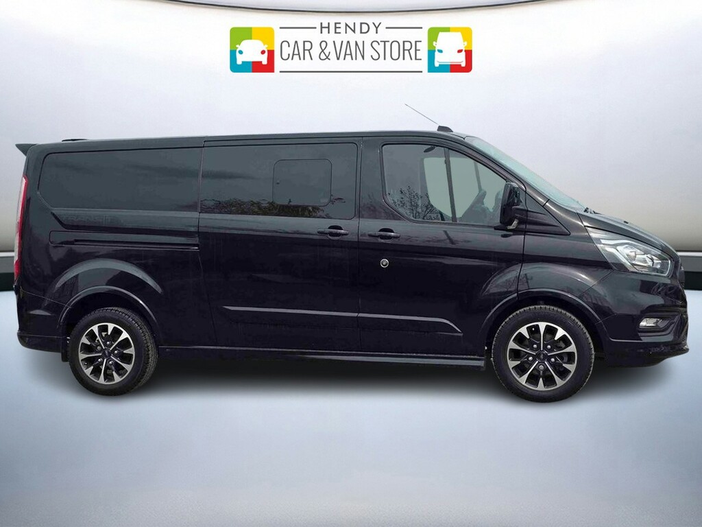Ford Transit Custom 2.0 Ecoblue 170Ps Low Roof Dcab Sport Van HK23OSV Black #2