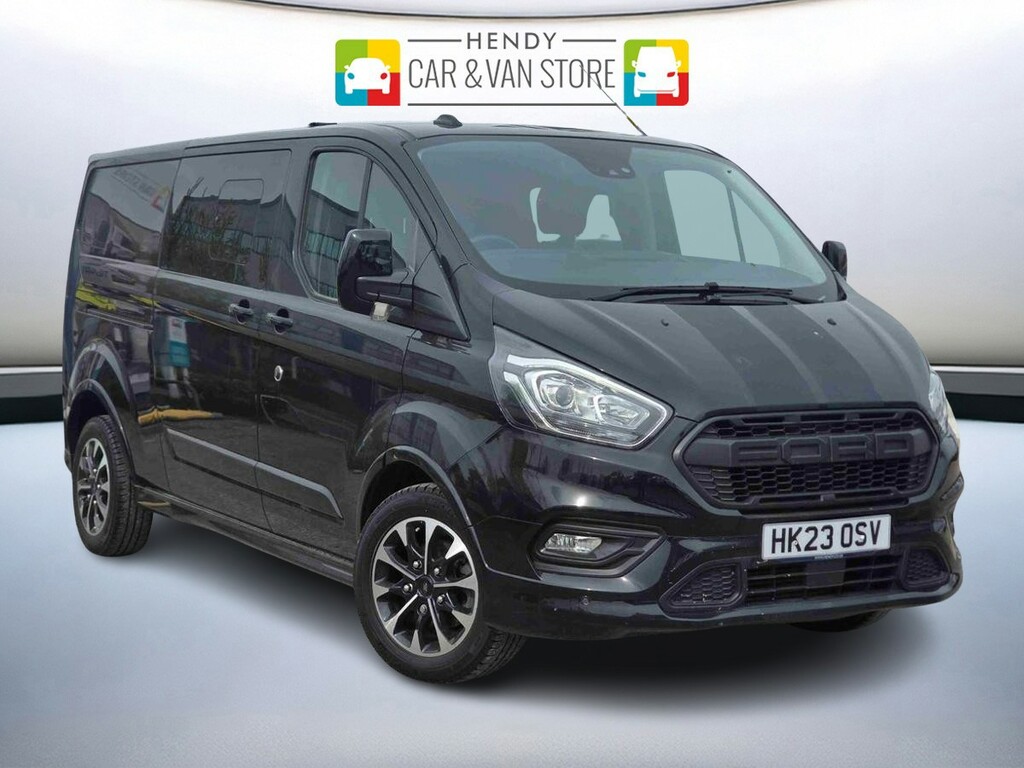Ford Transit Custom 2.0 Ecoblue 170Ps Low Roof Dcab Sport Van HK23OSV Black