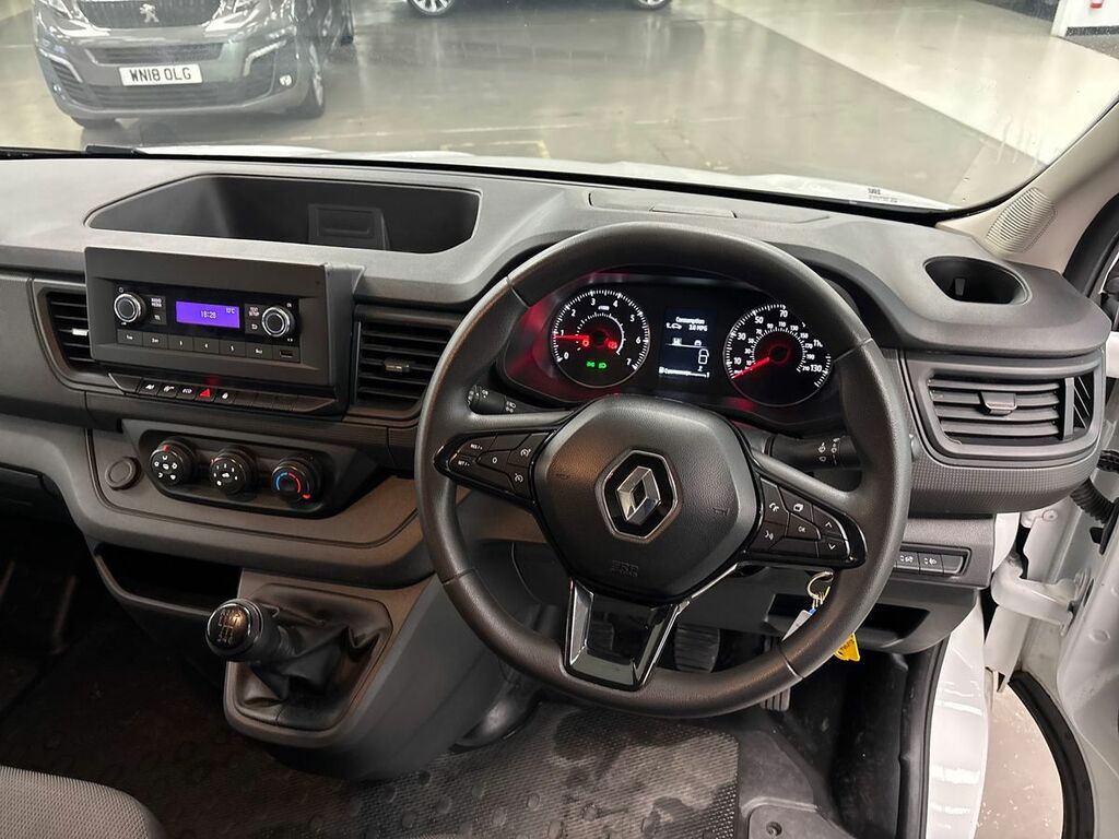 Renault Trafic Ll30 Blue Dci 130 Start Van YB23WBX White #3