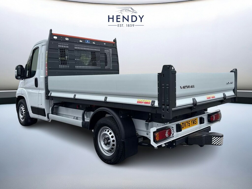 Vauxhall Movano 2.2 Turbo D 140 Tipper Prime DV75YMS White #6