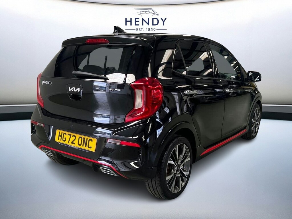 Kia Picanto 1.0T Gdi Gt-line S 4 Seats HG72ONC Black #4