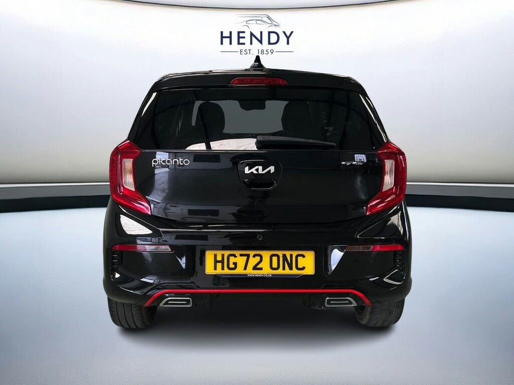Kia Picanto 1.0T Gdi Gt-line S 4 Seats HG72ONC Black #5