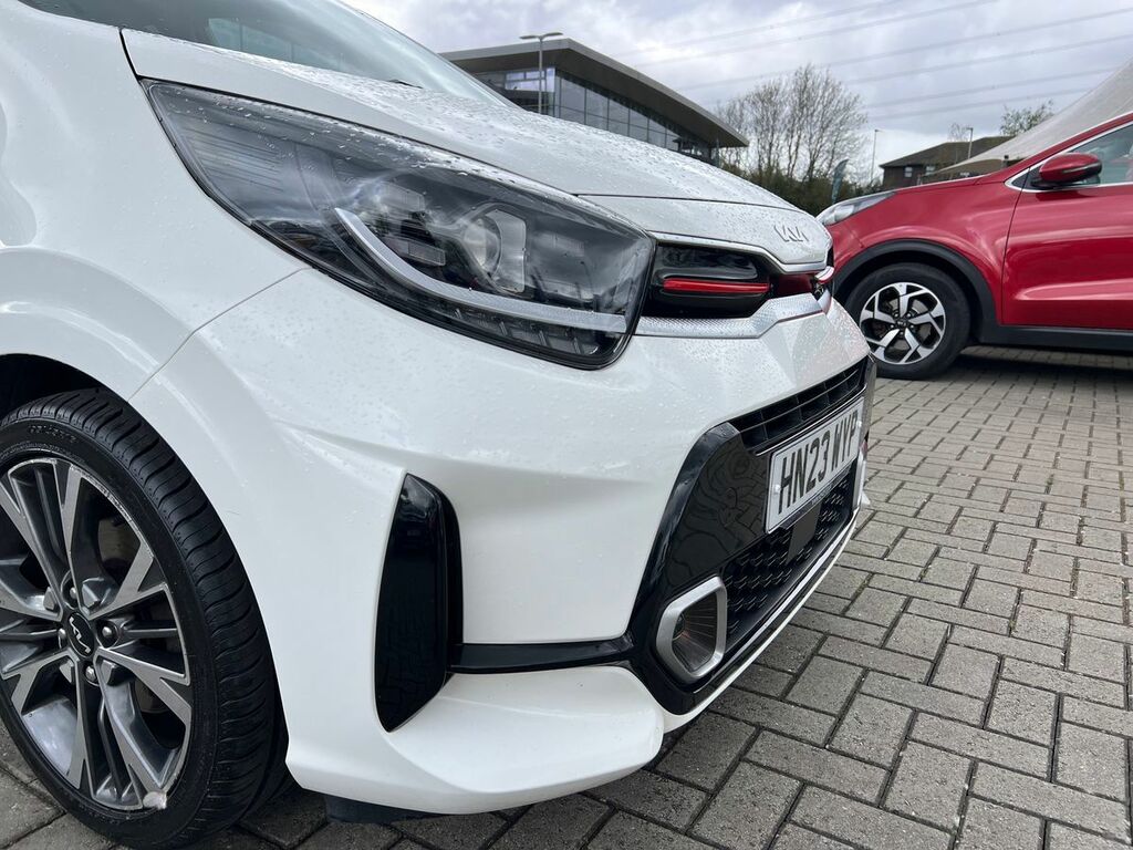 Kia Picanto 1.0T Gdi Gt-line S 4 Seats HN23WYP White #3