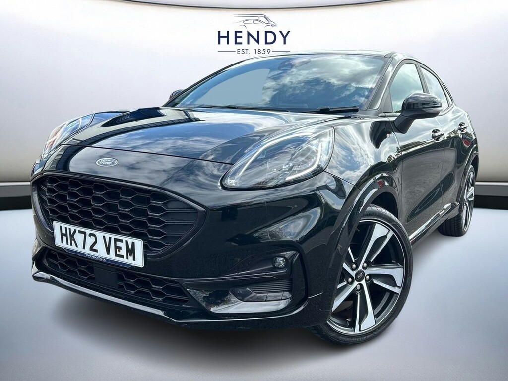 Ford Puma 1.0 Ecoboost Hybrid Mhev St-line X HK72VEM Black #5