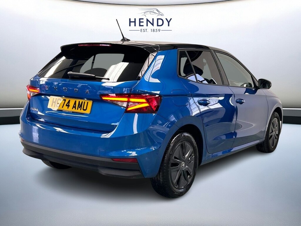 Skoda Fabia 1.0 Tsi 116 Colour Edition Dsg HG74AMU Blue #4
