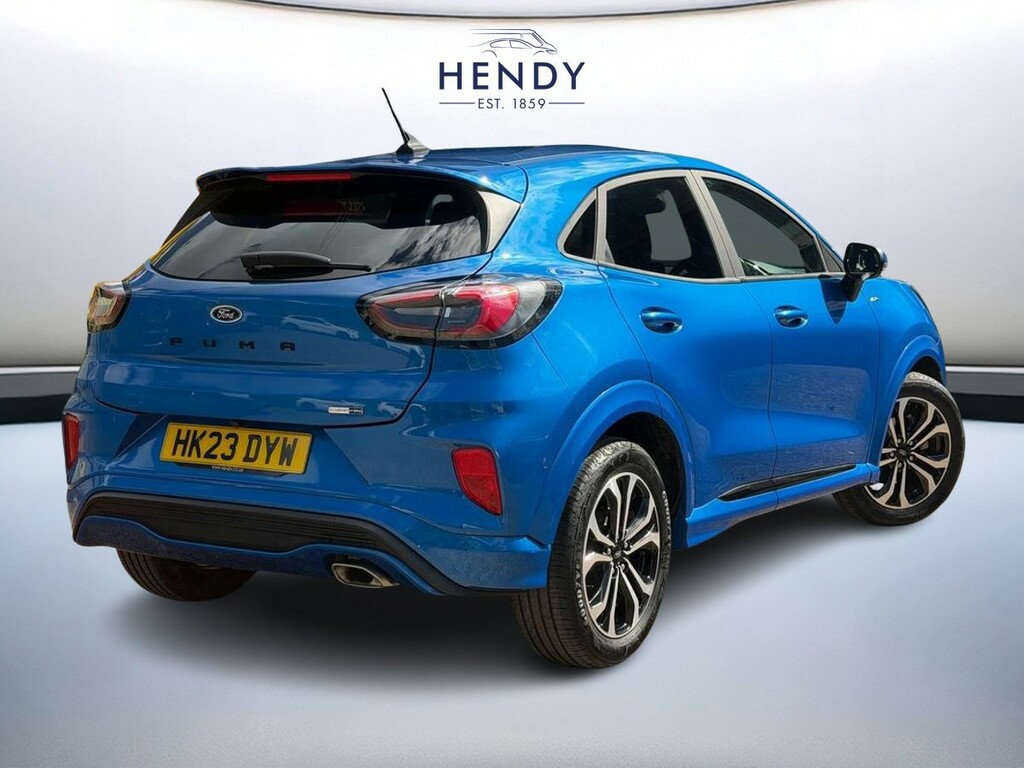 Ford Puma 1.0 Ecoboost Hybrid Mhev St-line HK23DYW Blue #4